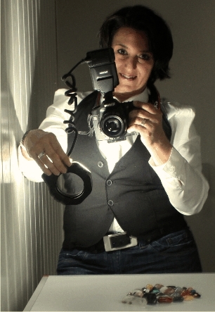 Rosaria am Fotografieren
